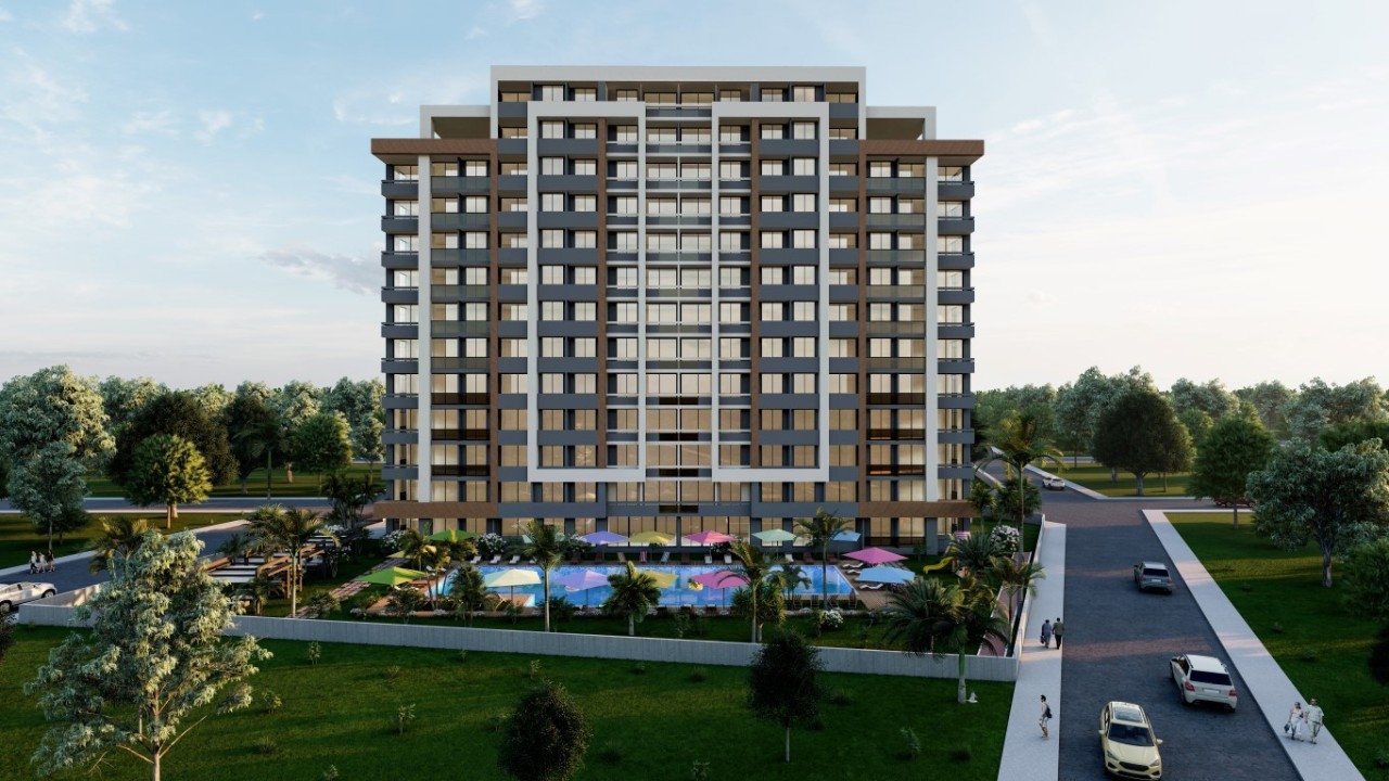 A wonderful new project in a fast-growing settlement in Mersin