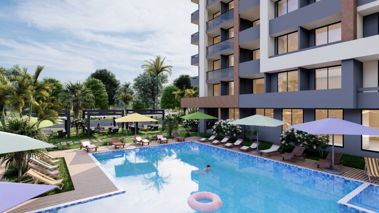 A wonderful new project in a fast-growing settlement in Mersin