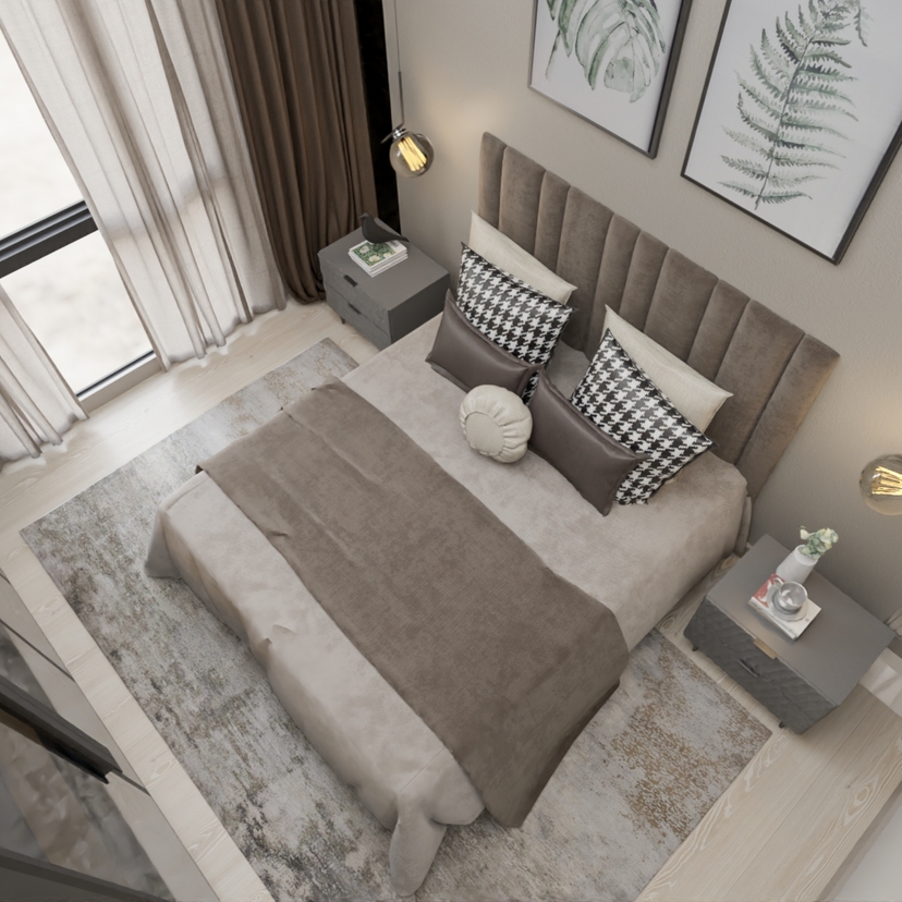 Meerblick 1+1 Wohnung in Tomuk, Mersin