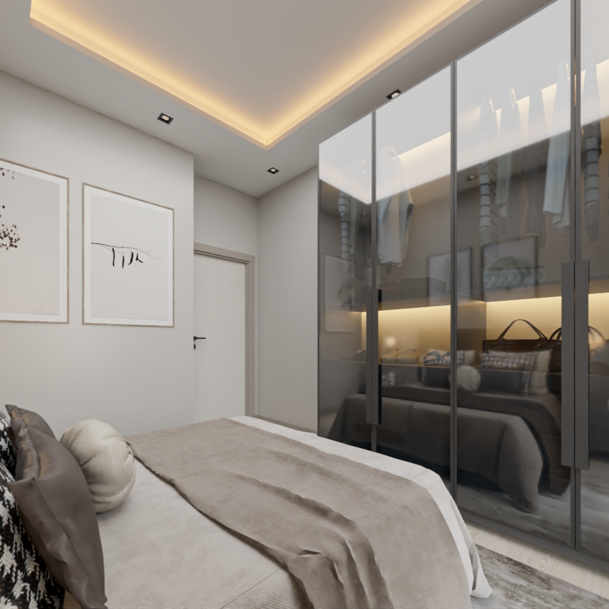 Meerblick 1+1 Wohnung in Tomuk, Mersin
