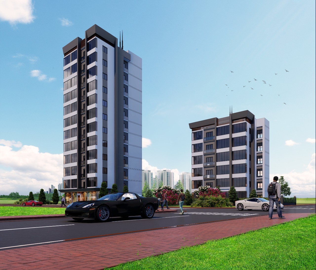 Attractive one-room apartments in the Tece quarter, Mersin