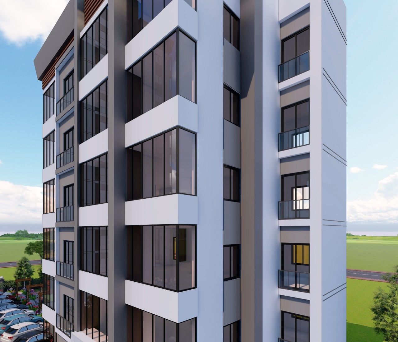 Attractive one-room apartments in the Tece quarter, Mersin