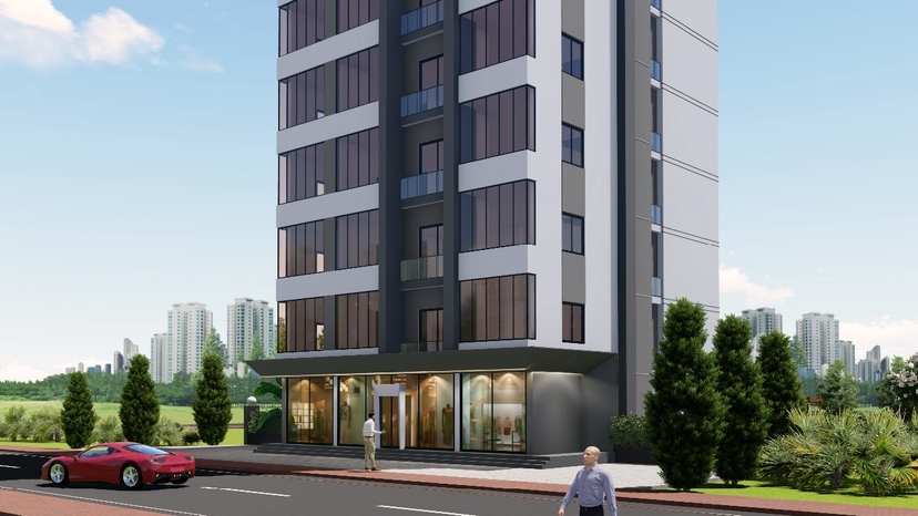 Attractive one-room apartments in the Tece quarter, Mersin