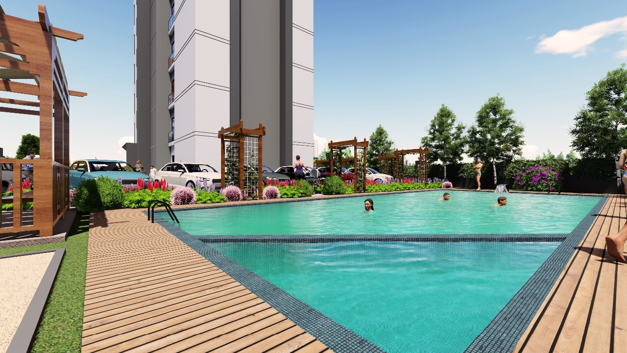 Attractive one-room apartments in the Tece quarter, Mersin