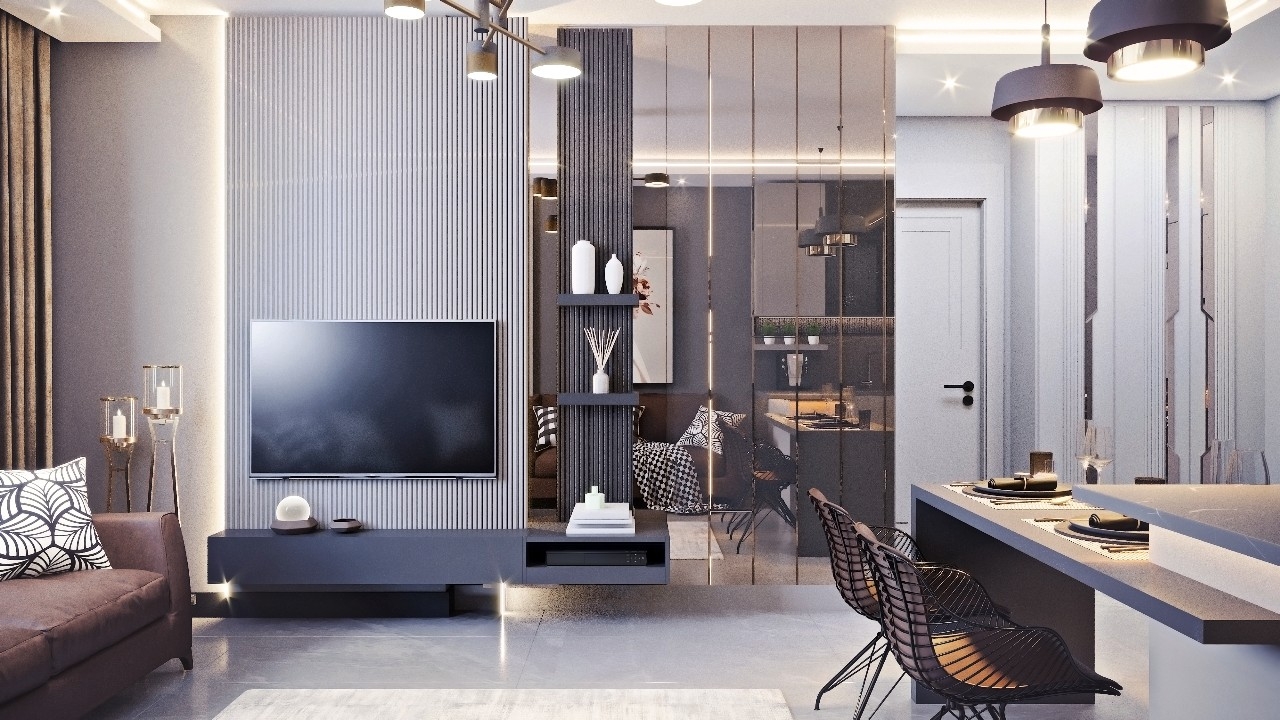 Attractive one-room apartments in the Tece quarter, Mersin