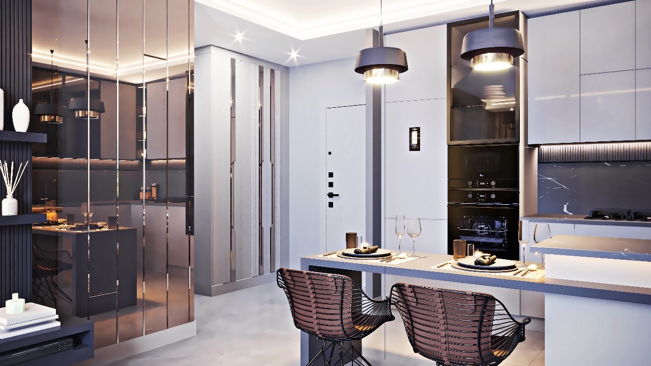 Attractive one-room apartments in the Tece quarter, Mersin