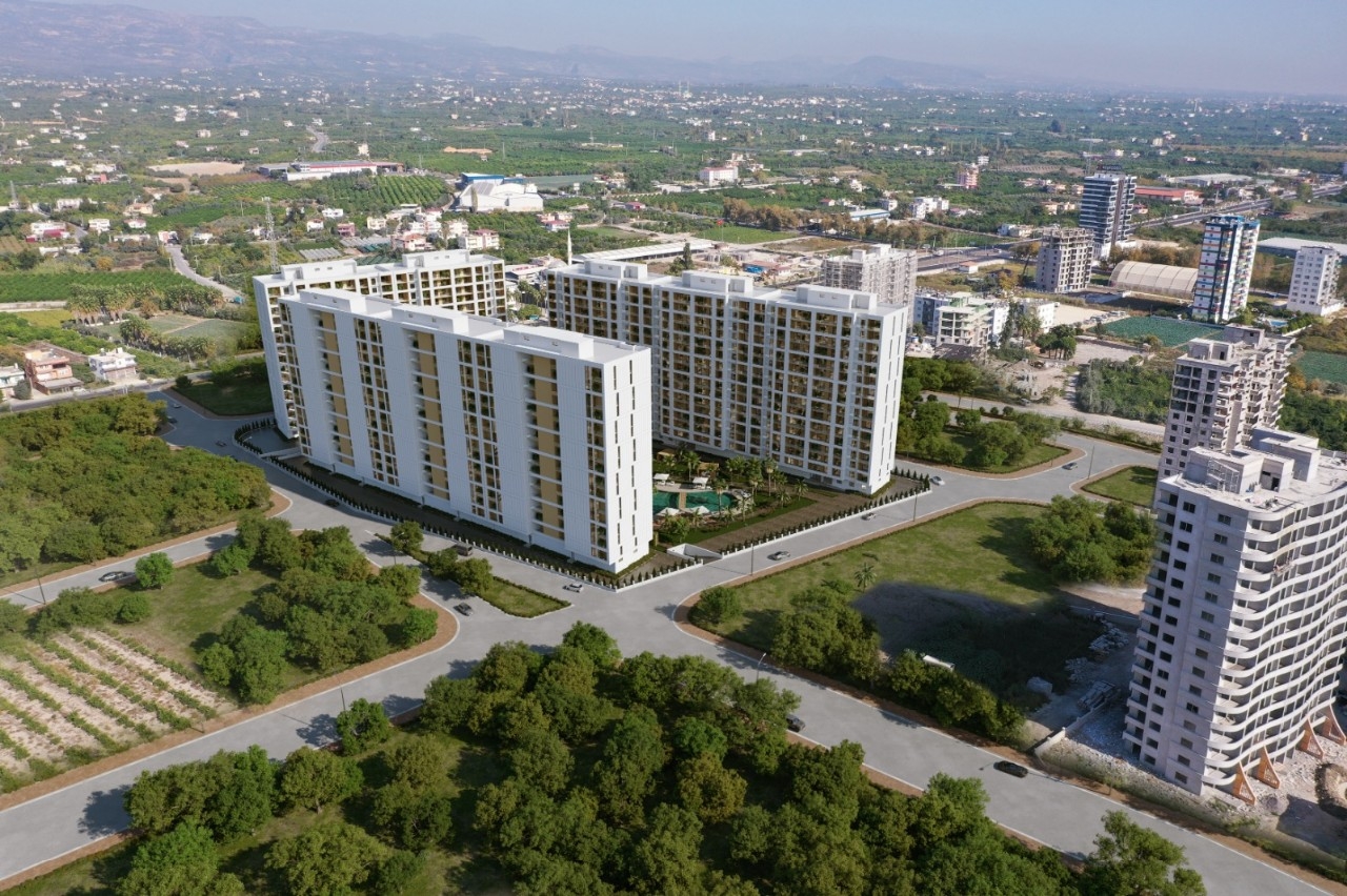 Attractive apartments in Arpaçbahşiş, Mersin