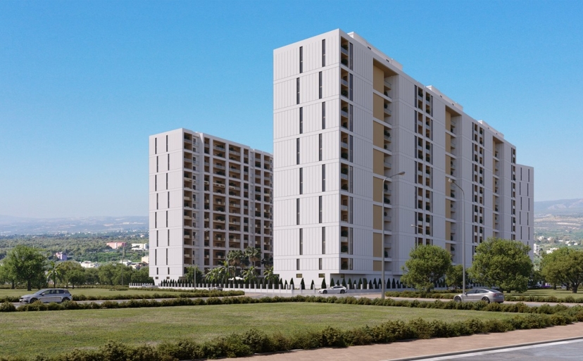 Attractive apartments in Arpaçbahşiş, Mersin