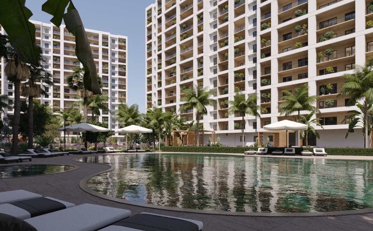 Attractive apartments in Arpaçbahşiş, Mersin