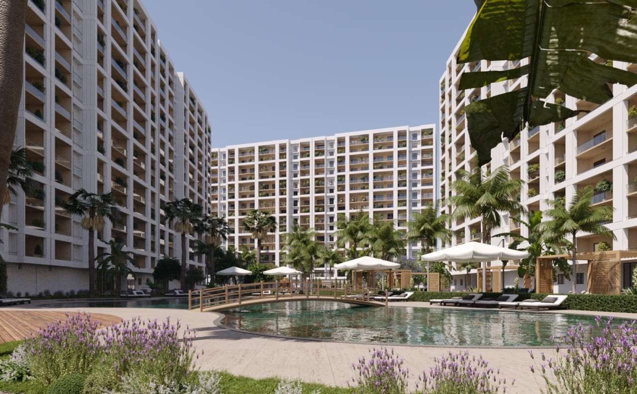 Attractive apartments in Arpaçbahşiş, Mersin