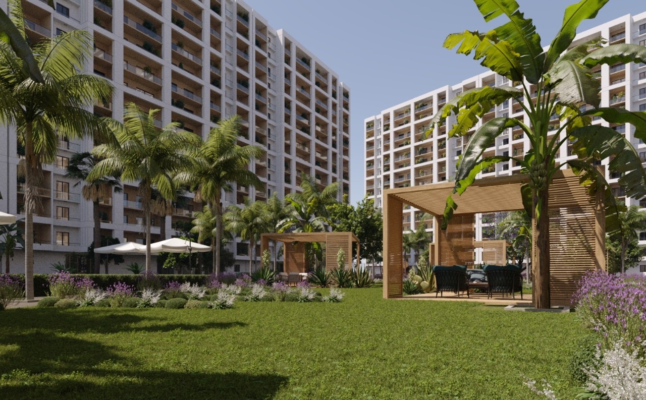 Attractive apartments in Arpaçbahşiş, Mersin