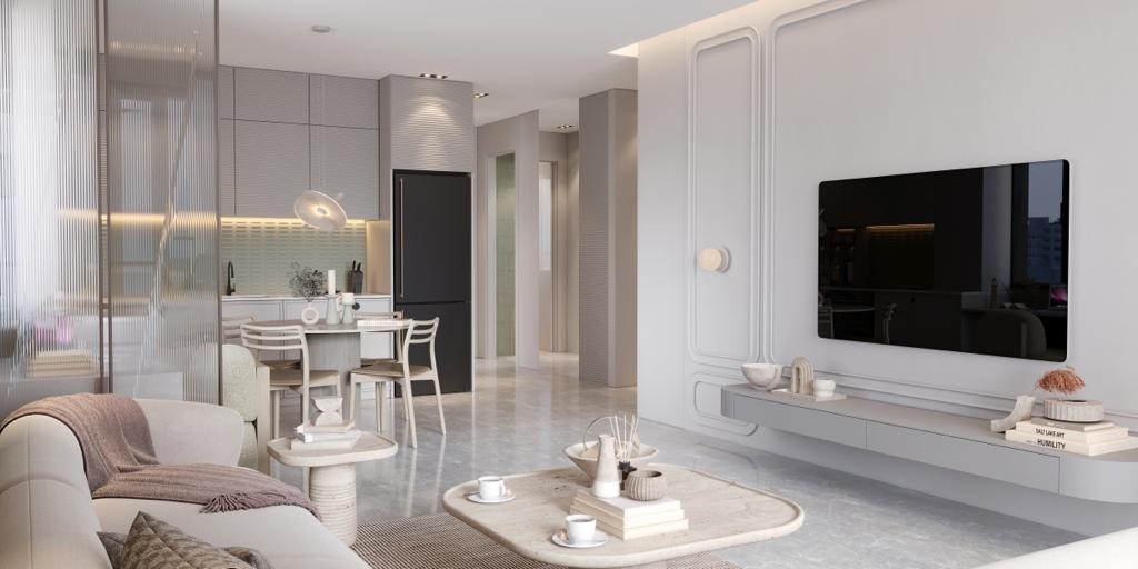 Attractive apartments in Arpaçbahşiş, Mersin