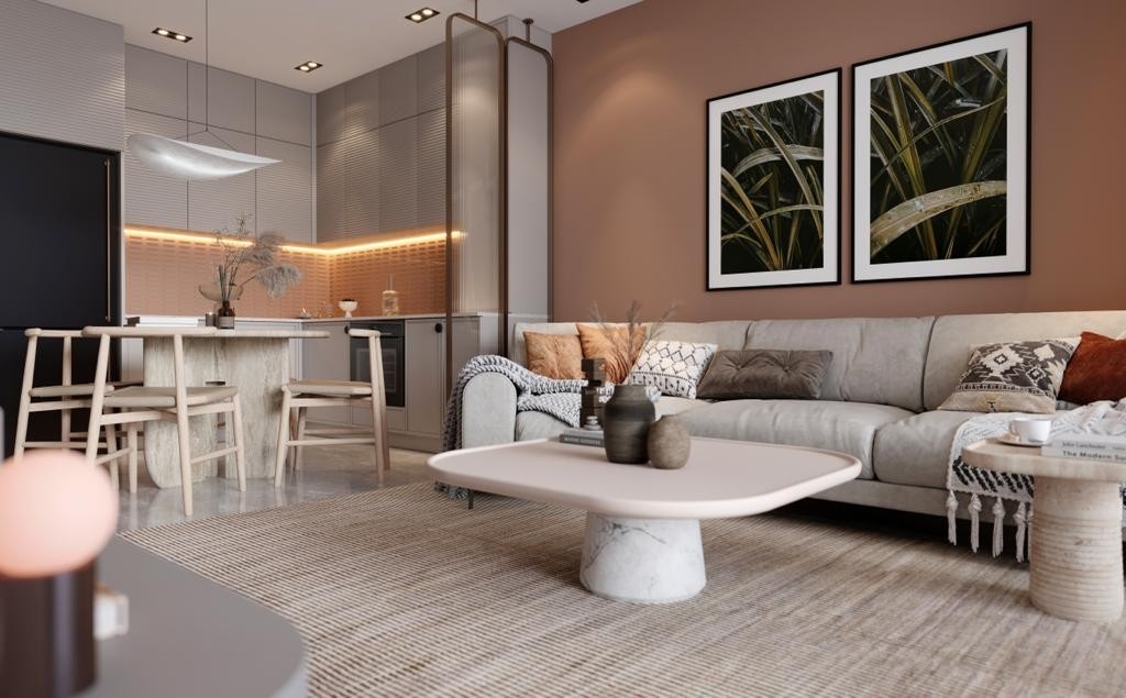 Attractive apartments in Arpaçbahşiş, Mersin