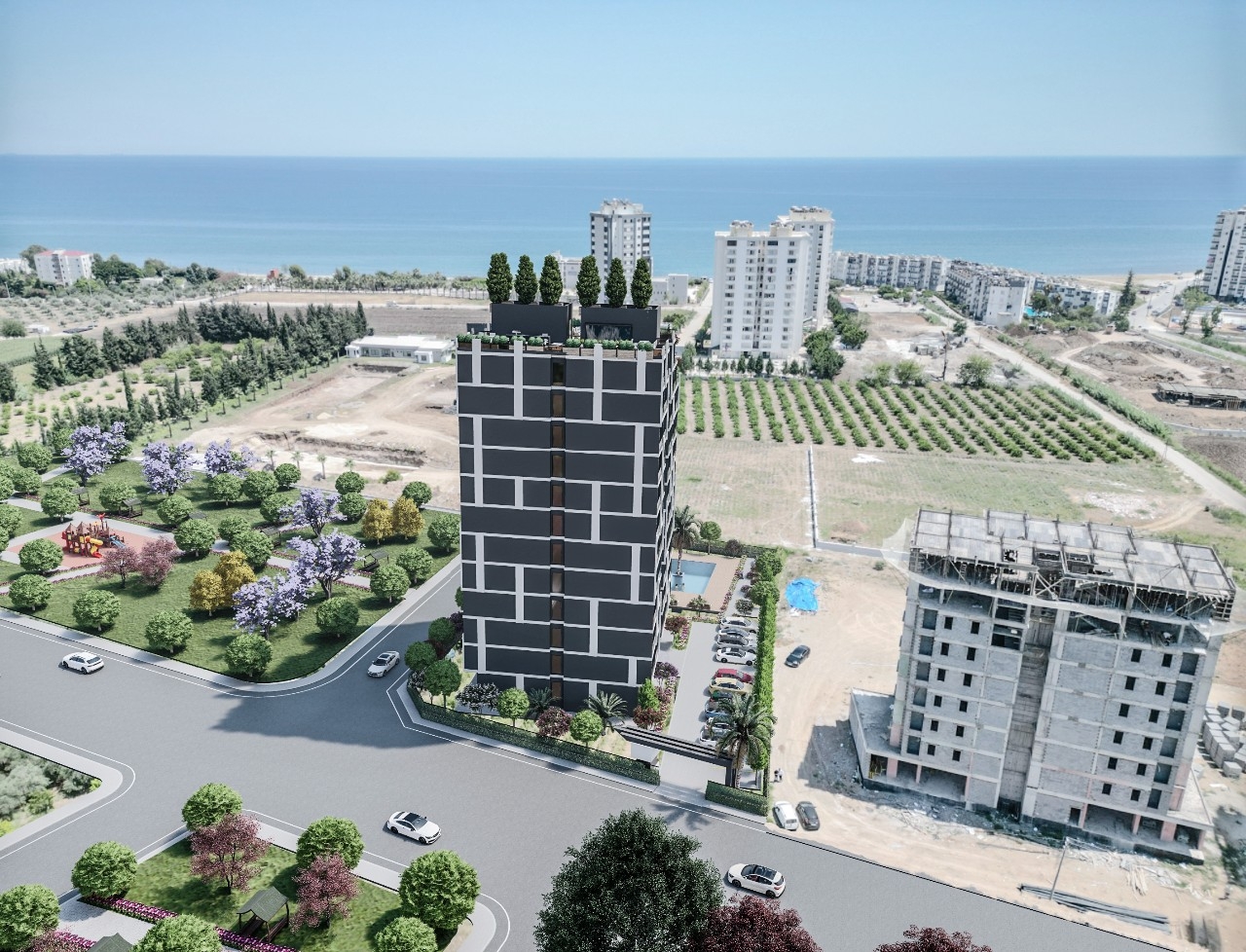 A new project with a beautiful design and affordable prices is waiting for you in Mersin