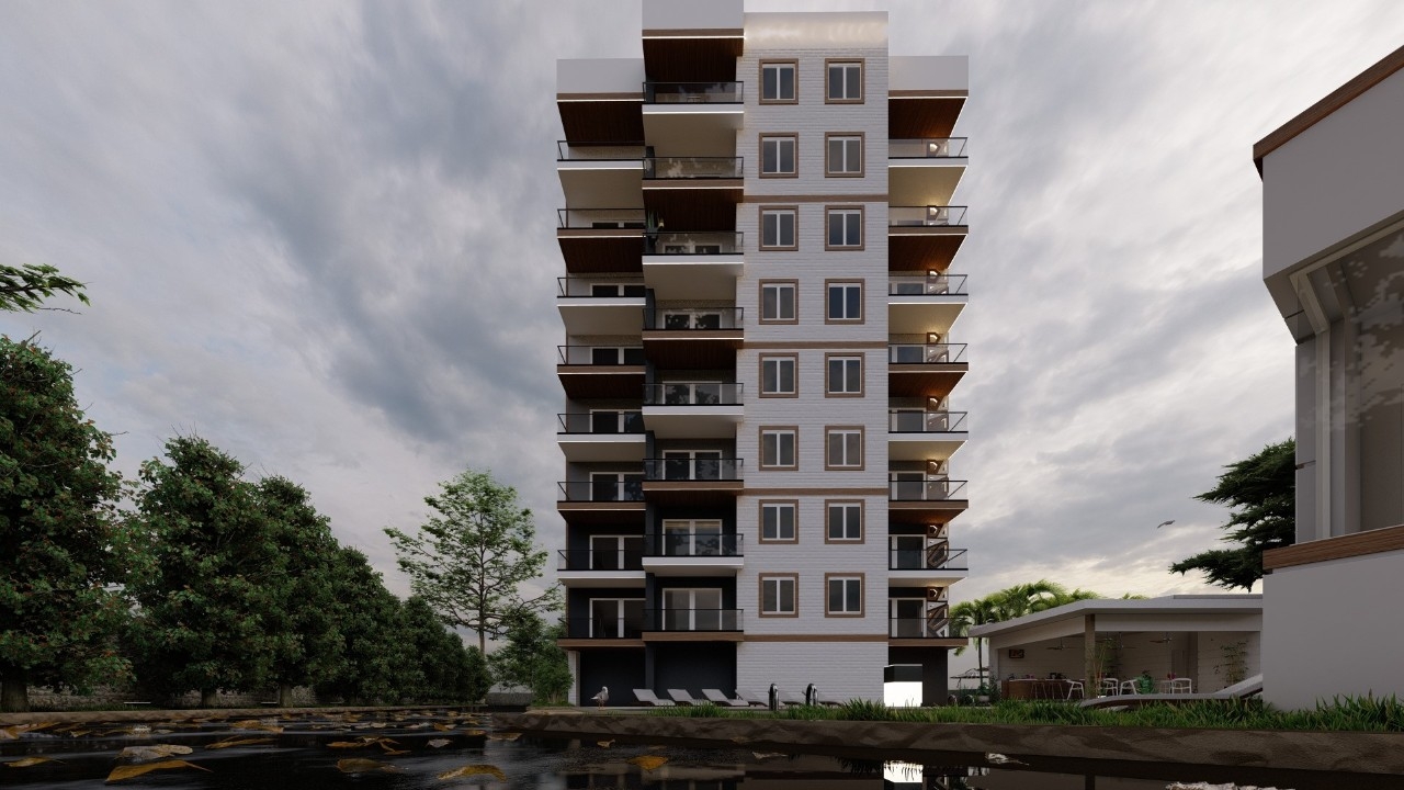 Modernly designed new complex in the settlement of Ayaş, Mersin