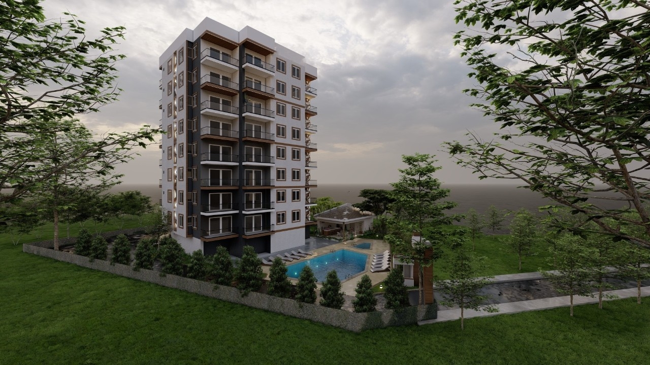 Modernly designed new complex in the settlement of Ayaş, Mersin