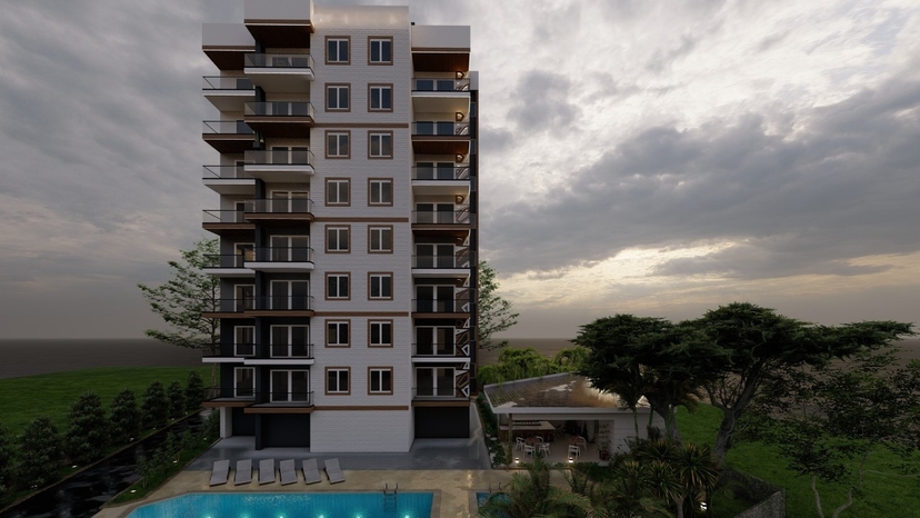 Modernly designed new complex in the settlement of Ayaş, Mersin