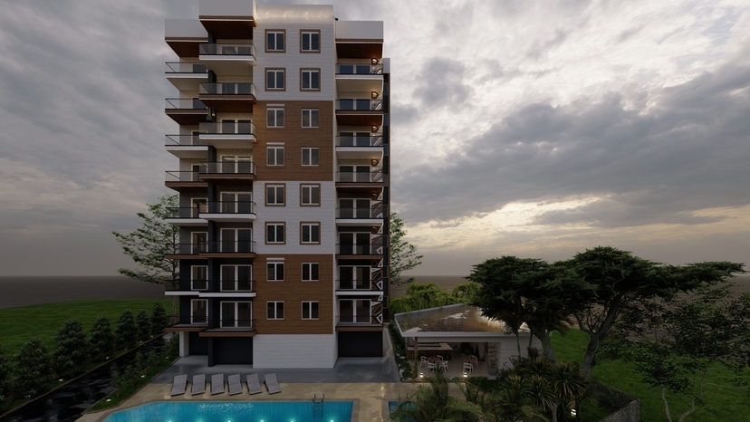 Modernly designed new complex in the settlement of Ayaş, Mersin