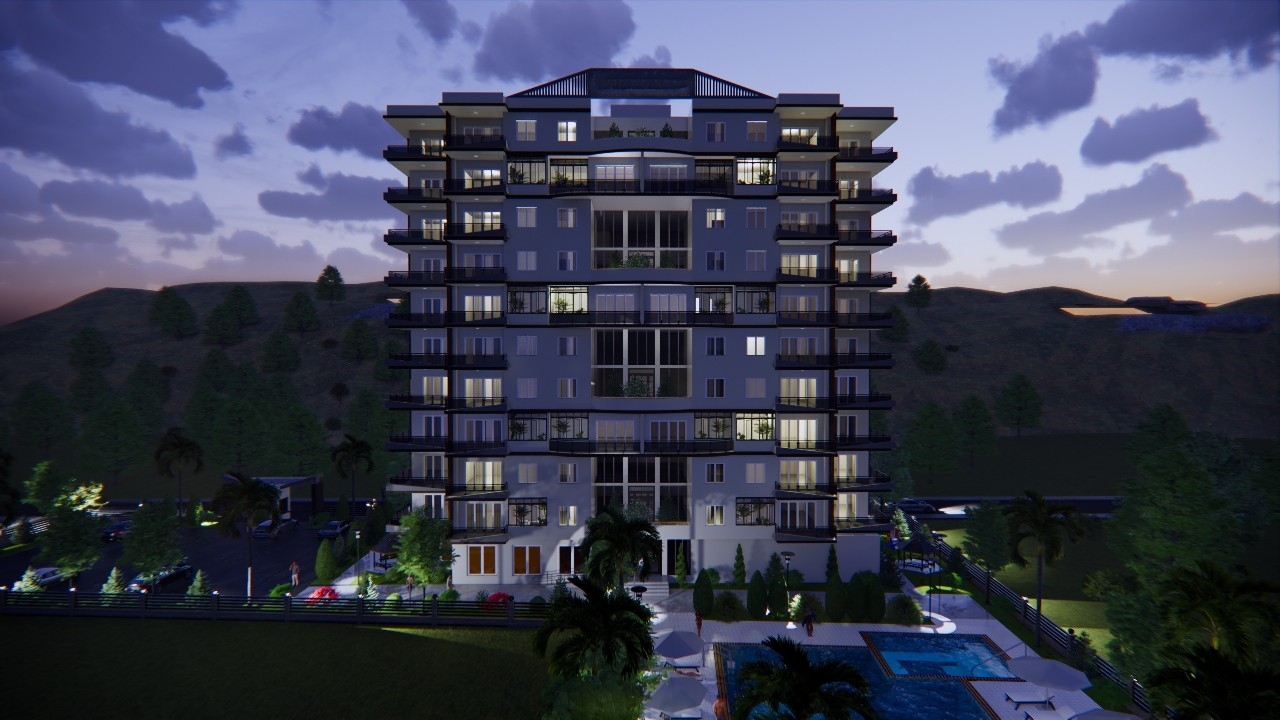 Moderno dizajniran novi complex u cetvrti Ayaş,Mersin