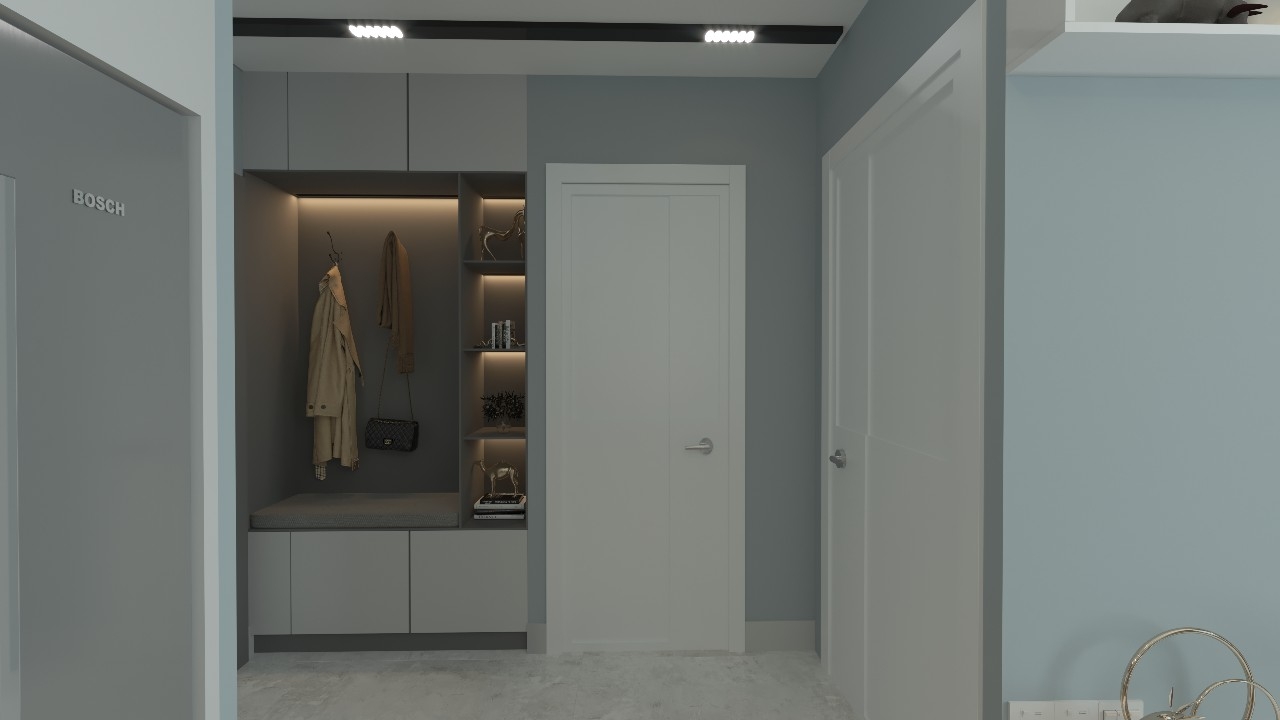 A 1+1 apartment for sale in Mersin, 350 m from the sea