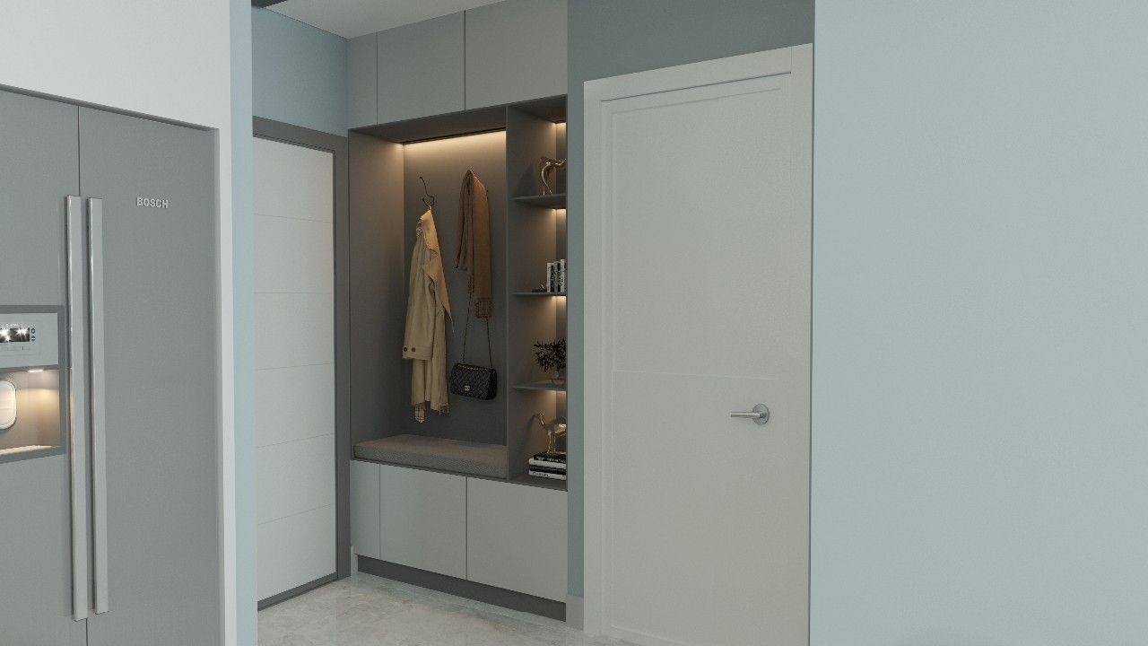 A 1+1 apartment for sale in Mersin, 350 m from the sea