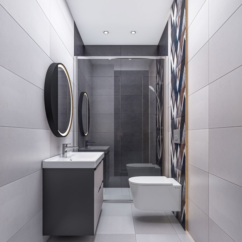 Luxuriöses 1+1 Apartment mit Meerblick und Bergblick, Arpaçbahşiş