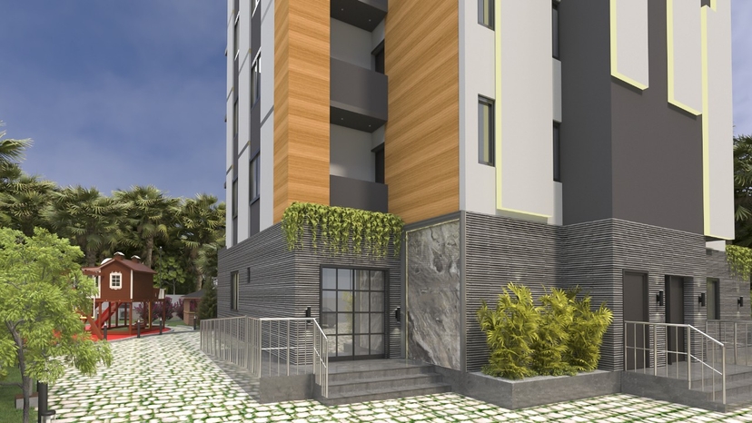 Luxuriöse 2+1 Wohnung mit Meerblick und Bergblick, Mersin-Mezitli