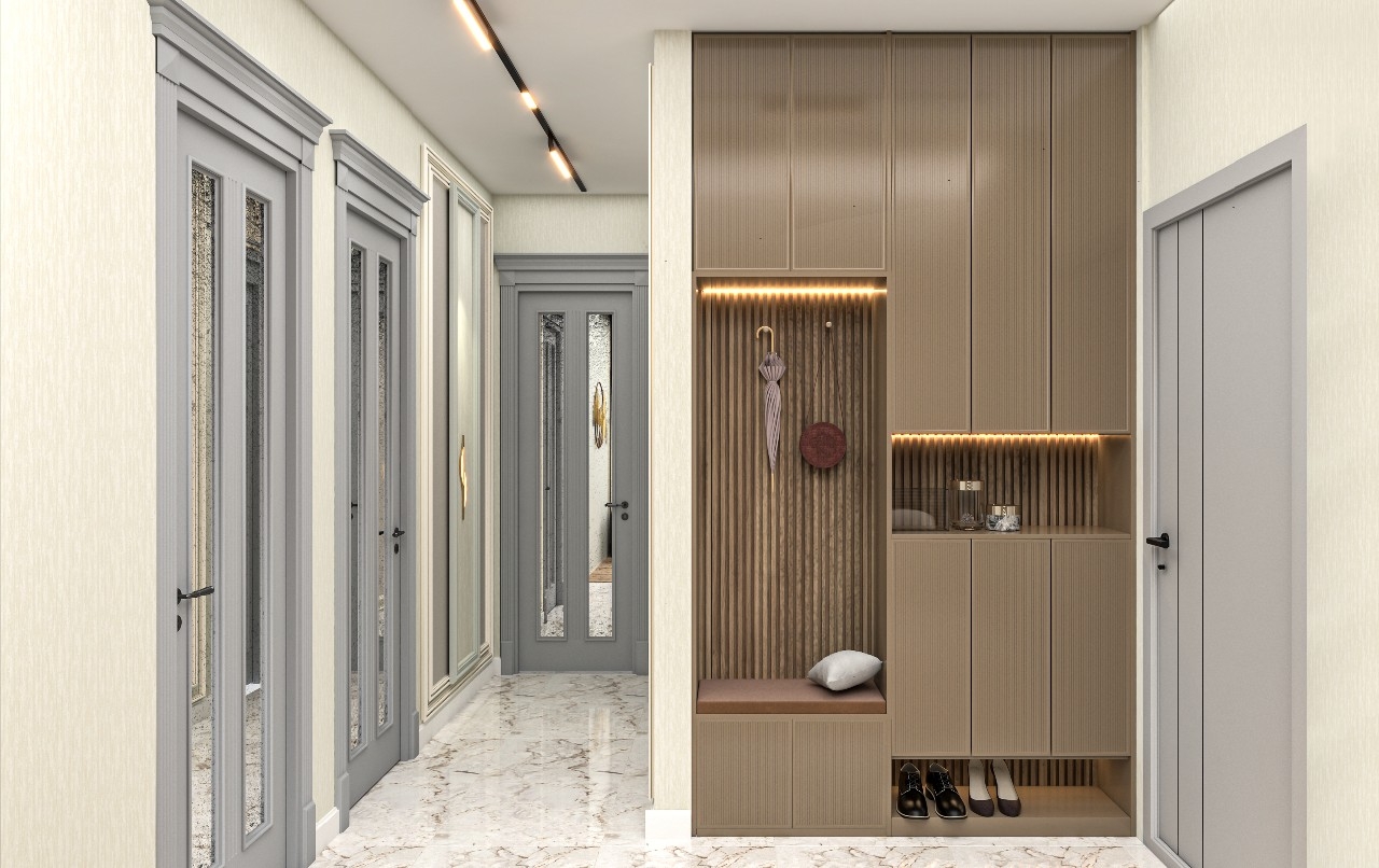 Luxuriöse 2+1 Wohnung mit Meerblick und Bergblick, Mersin-Mezitli