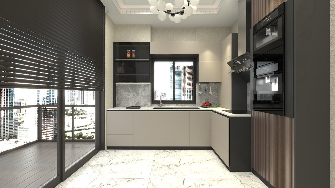 Luxuriöse 2+1 Wohnung mit Meerblick und Bergblick, Mersin-Mezitli