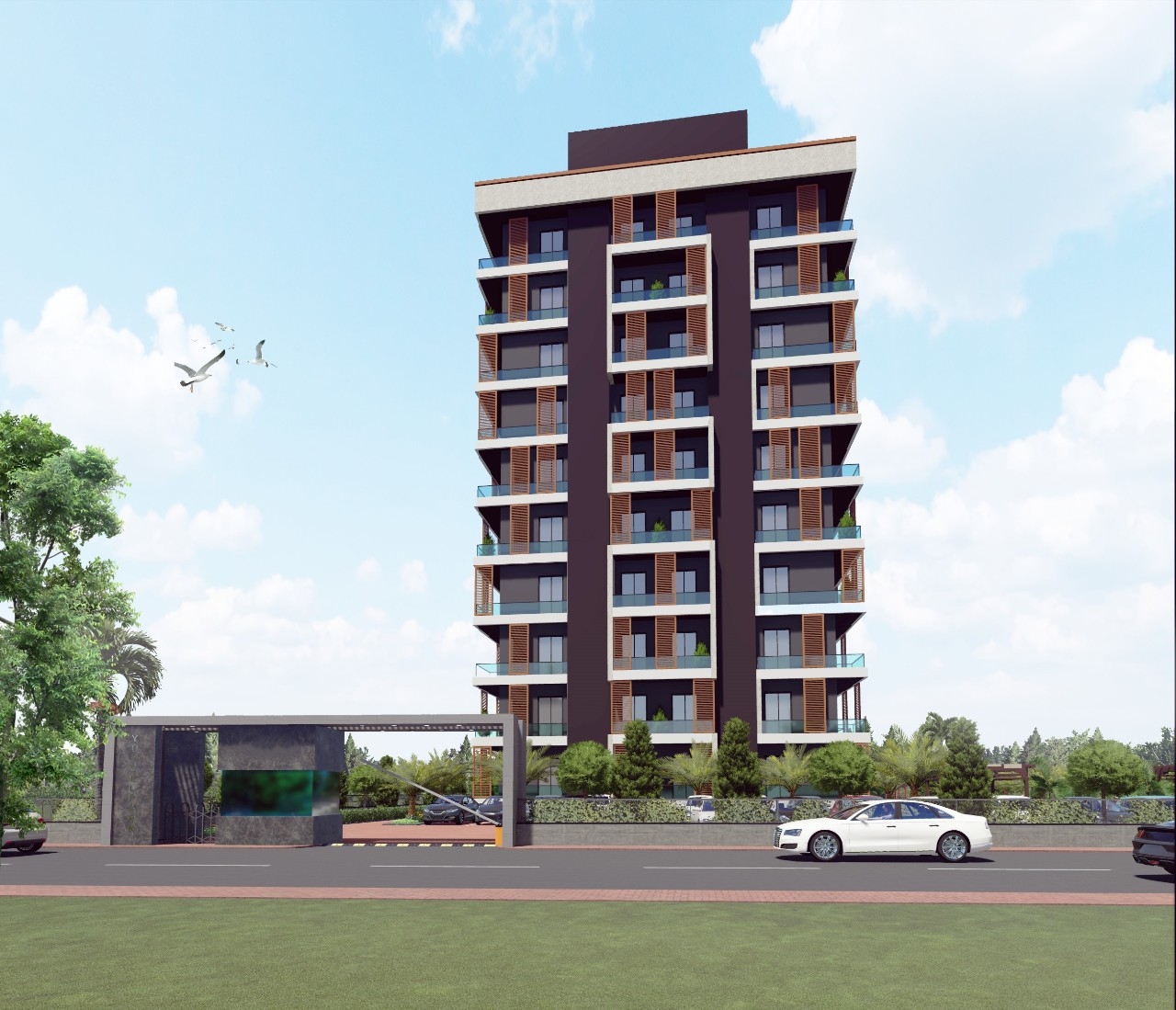1+1 apartments for sale in Mersin