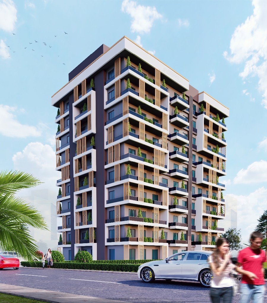 1+1 apartments for sale in Mersin