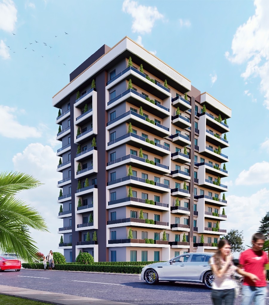 1+1 apartments for sale in Mersin