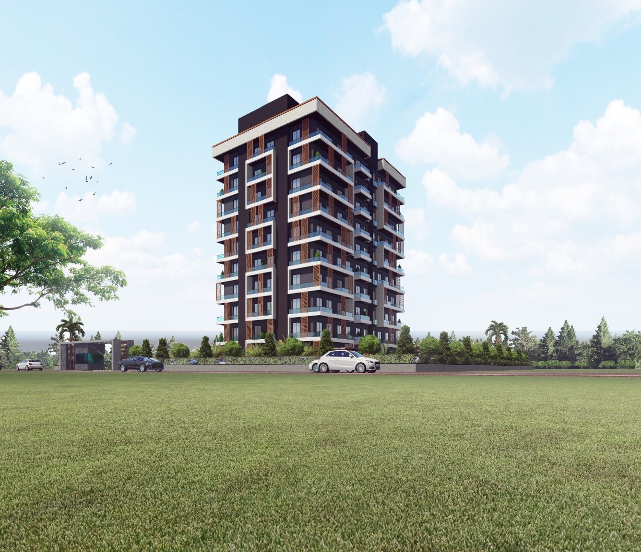 1+1 apartments for sale in Mersin