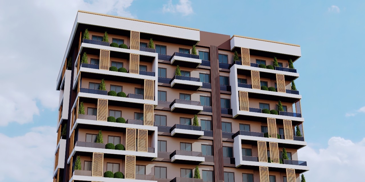 1+1 apartments for sale in Mersin