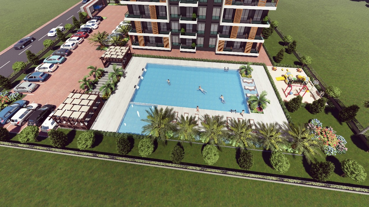 1+1 apartments for sale in Mersin