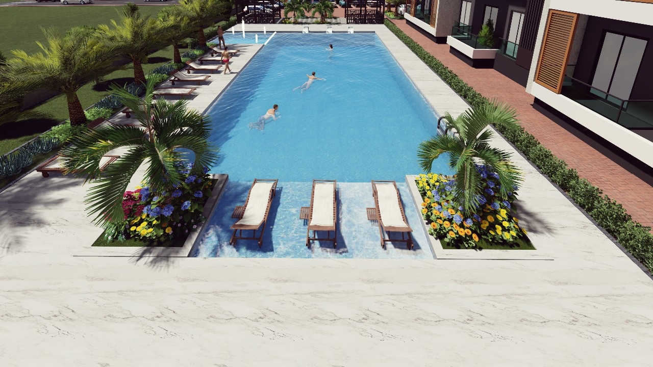 1+1 apartments for sale in Mersin