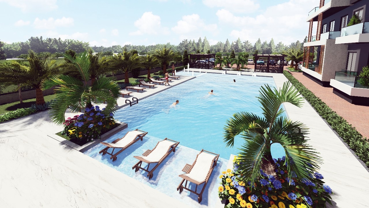 1+1 apartments for sale in Mersin