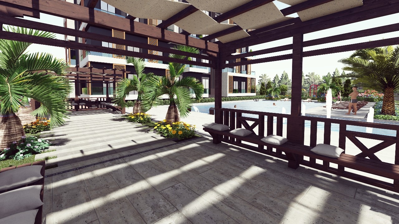1+1 apartments for sale in Mersin