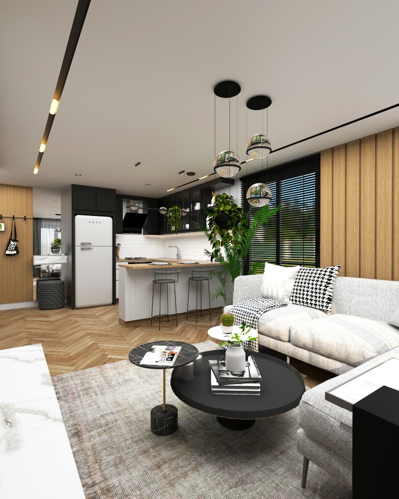 1+1 apartments for sale in Mersin