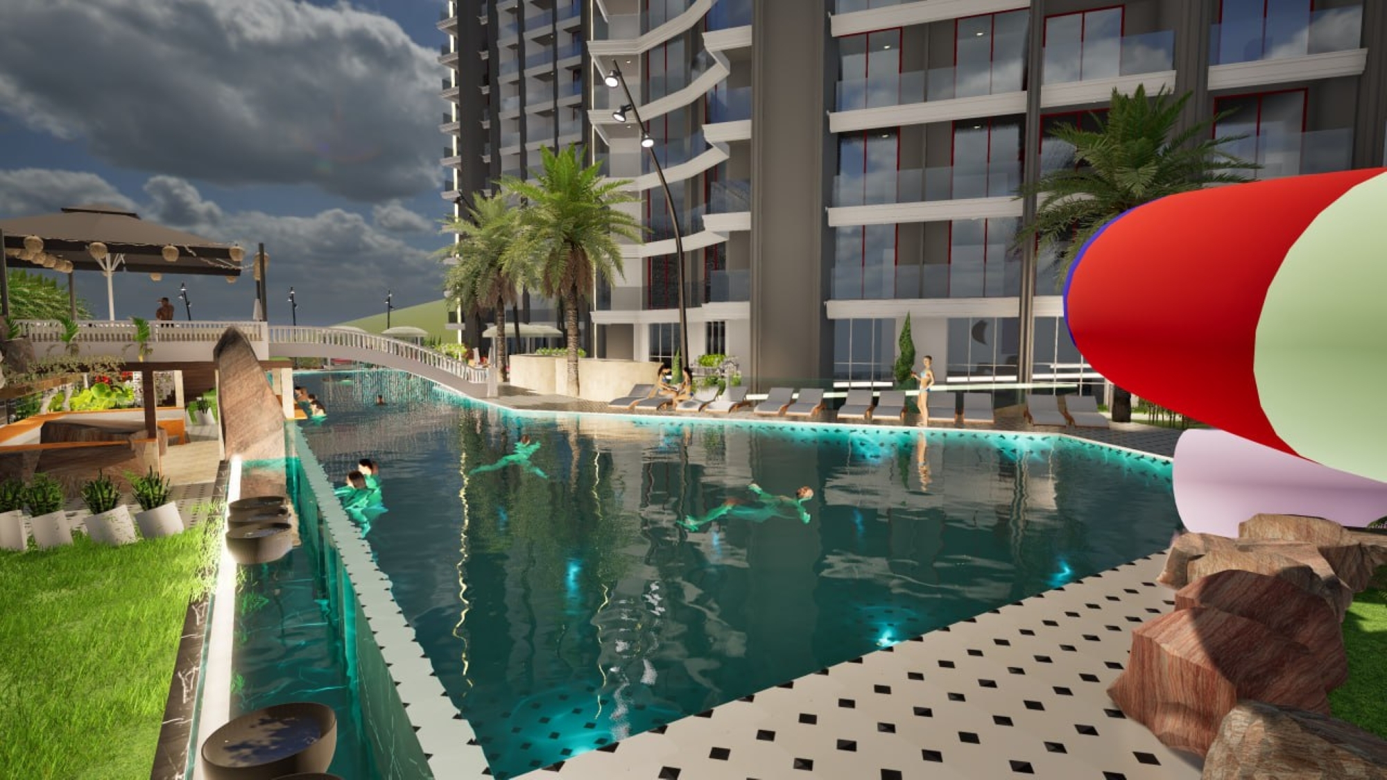 Ein glamouröses Projekt mit wunderschönem Blick auf das Meer kommt nach Mersin
