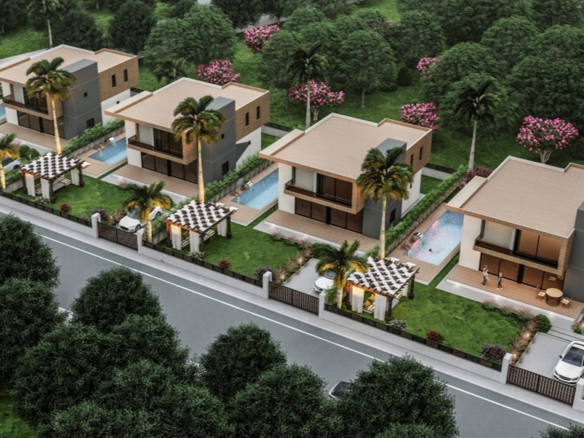 Luxury Mountain View Villa in Mersin