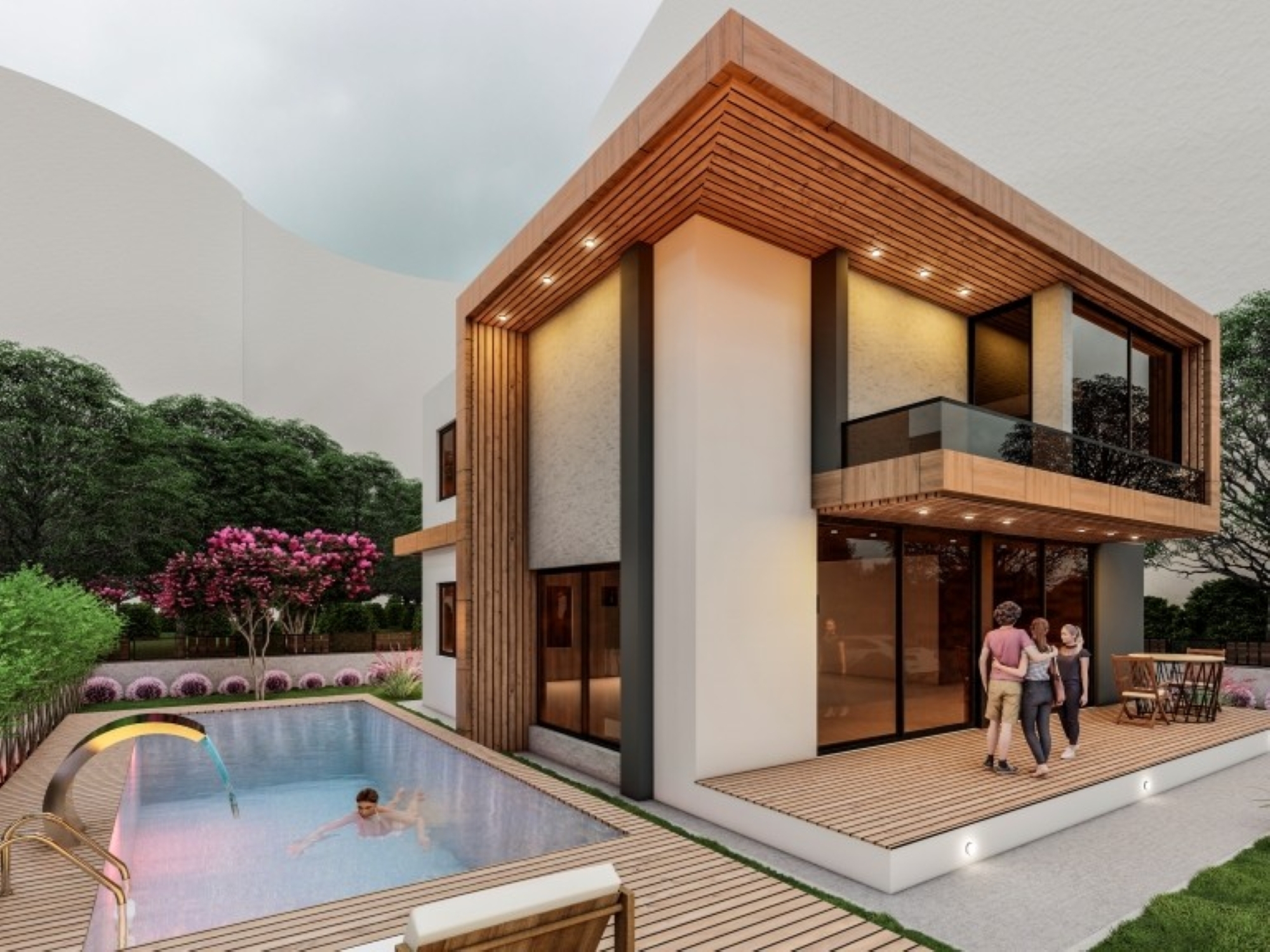 Luxury Mountain View Villa in Mersin