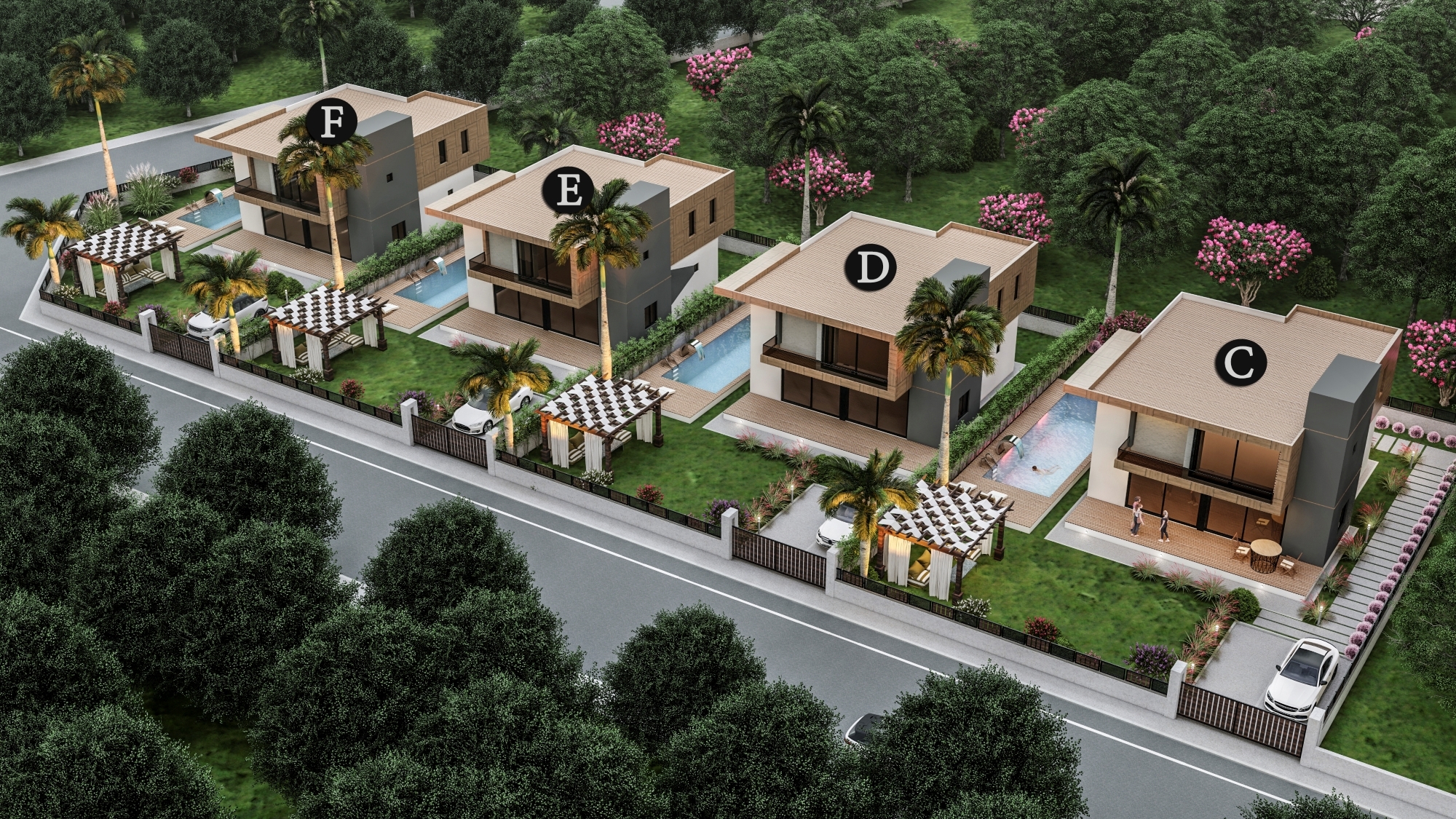 Luxury Mountain View Villa in Mersin