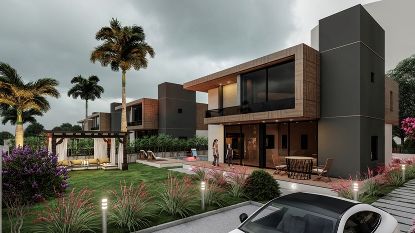 Luxury Mountain View Villa in Mersin