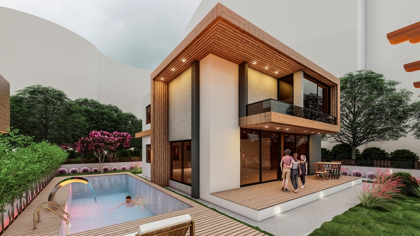 Luxury Mountain View Villa in Mersin