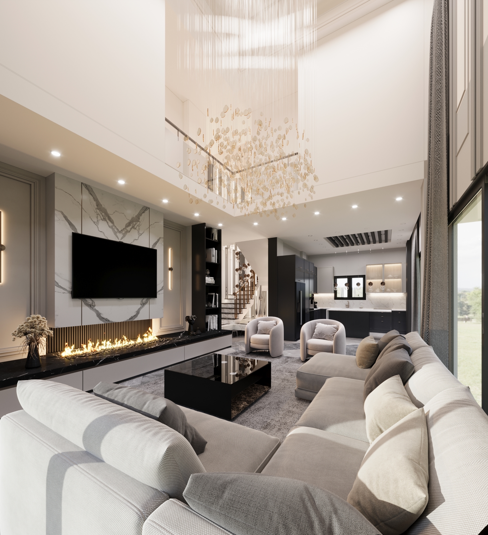 Luxury Mountain View Villa in Mersin