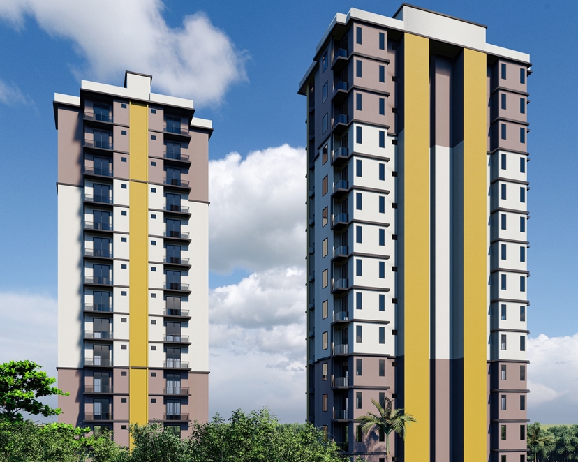 Luxury 1+1 Apartment with Sea and Mountain View in Mersin