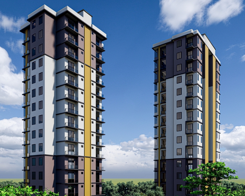 Luxury 1+1 Apartment with Sea and Mountain View in Mersin