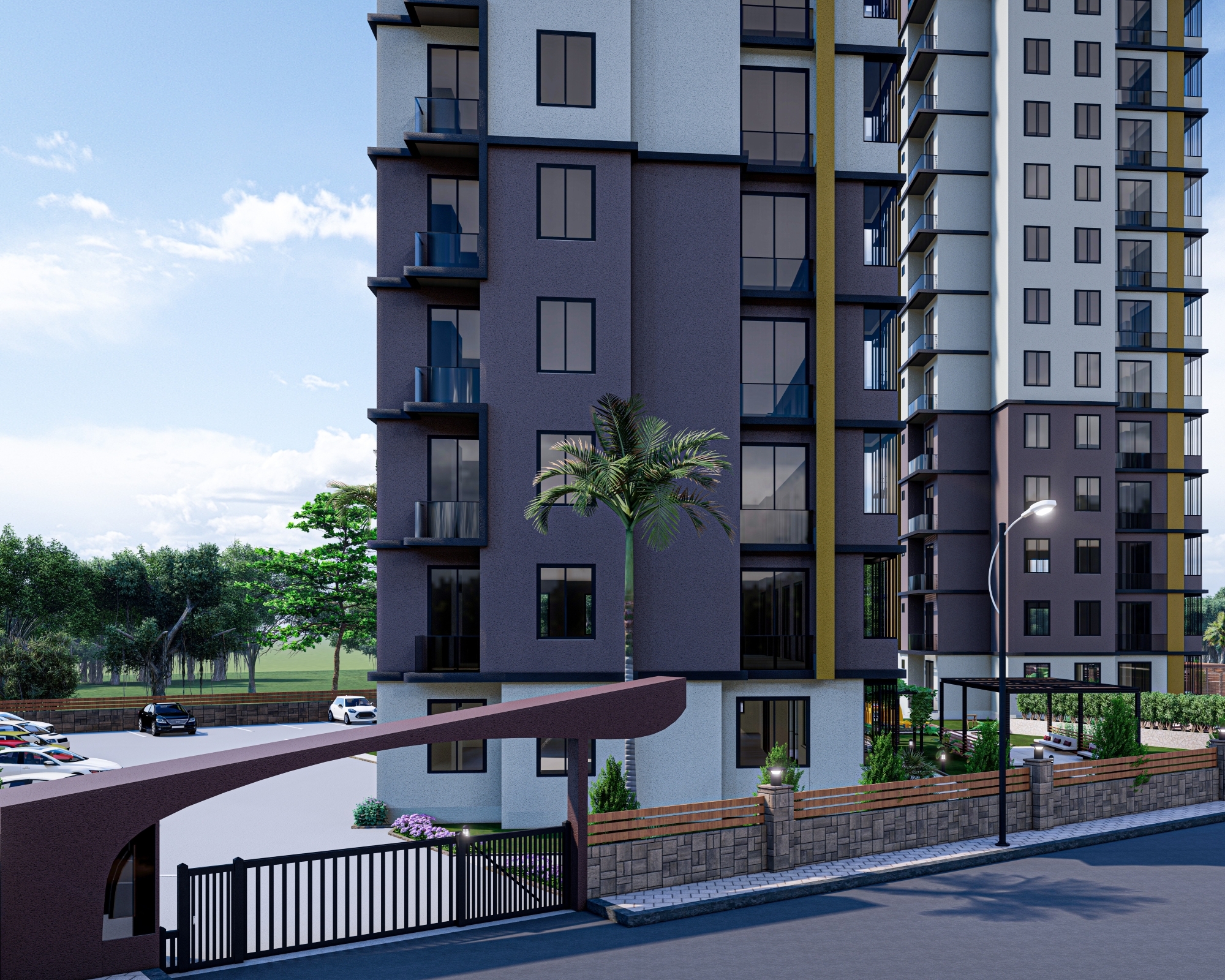 Luxury 1+1 Apartment with Sea and Mountain View in Mersin