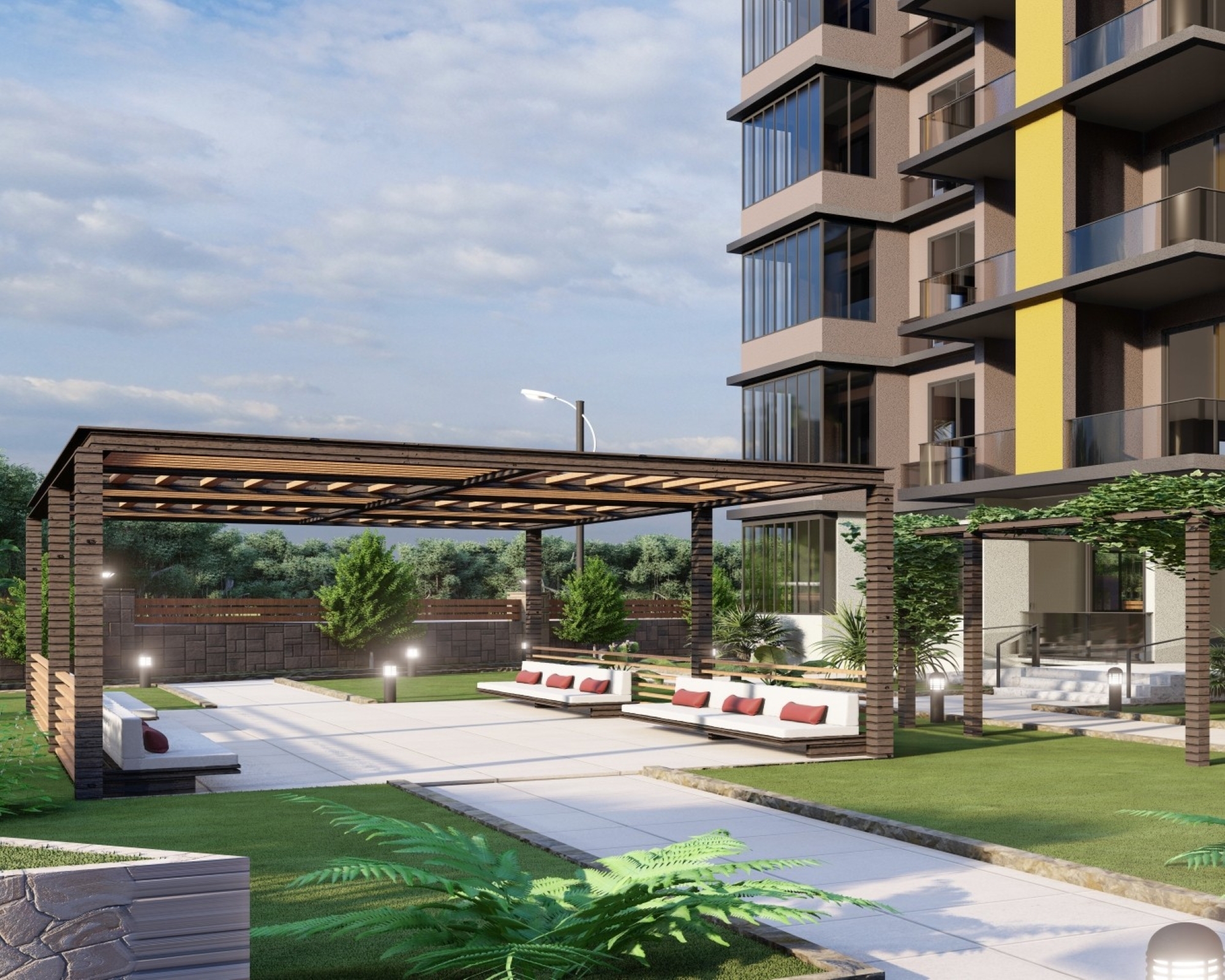 Luxury 1+1 Apartment with Sea and Mountain View in Mersin